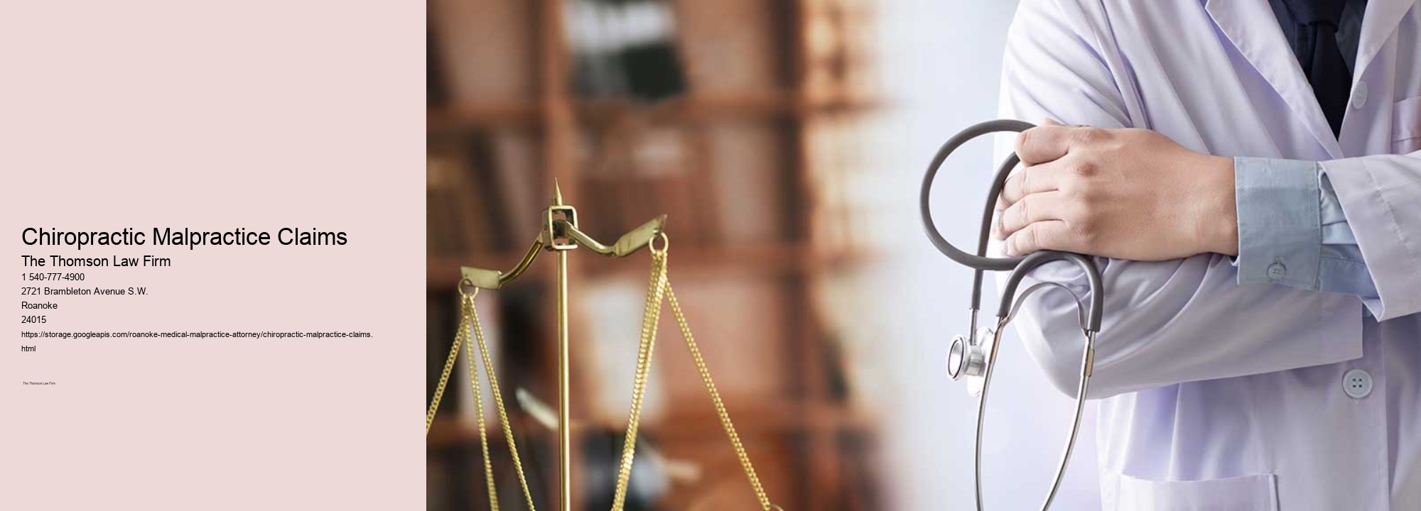 Chiropractic Malpractice Claims